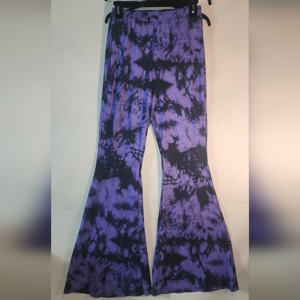 SHEIN Purple Tie-Dye Pants